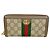 Cartera larga Gucci Ophidia Castaño