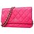 Portafoglio a spalla con catena Chanel Matelassé Rosa