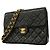 Borsa a tracolla con catena Chanel Matelassé Nero