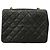 Borsa a tracolla con catena Chanel Matelassé Nero - vista 12