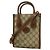 Borsa Gucci GG Supreme Interlocking G Marrone
