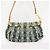 Borsa Louis Vuitton Monogram Denim Mini Pleated Raye Blu - vista 10