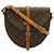 Borsa a tracolla Louis Vuitton Monogram Chantilly Pochette M51233 Marrone Monogramma