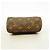 Borsa a mano Louis Vuitton Monogram Mini Speedy M41534 Marrone - vista 3