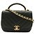 Chanel V-stitch Coco Mark Handtasche Schwarz - Ansicht 2