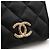 Cartera compacta acolchada CHANEL Métiers d'Art Collection Negro Blanco - vista 5