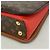 Borsa Louis Vuitton Monogram Millefeuille Marrone Nero Rosso - vista 7