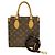 Bolso Louis Vuitton Monogram Sac Plat BB Castaño