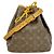 Noe Louis Vuitton Monogram Petit Noé Schultertasche Braun