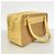 Borsa in tela Chanel beige e marrone - vista 2