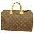 Bolso Louis Vuitton Monogram Speedy 35 Castaño