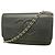 Cartera de hombro con cadena Chanel en piel de becerro granulada negra Negro