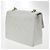Chanel Vintage Square Classic Flap Quilted Lambskin Small Bianco - vista 4