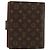 Copertina Agenda Louis Vuitton Monogram Canvas Marrone - vista 2