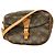 Bolso de hombro Louis Vuitton Monogram Jeune Fine Castaño