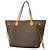 Borsa Tote Louis Vuitton Monogram Neverfull MM Marrone