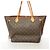 Borsa Tote Louis Vuitton Monogram Neverfull MM Marrone - vista 13