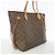 Borsa Tote Louis Vuitton Monogram Neverfull MM Marrone - vista 2