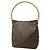 Borsa a tracolla Louis Vuitton Monogram Looping GM Marrone