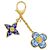 Louis Vuitton Portachiavi Bijou Sac Mosaic Blu D'oro Porpora