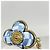 Louis Vuitton Portachiavi Bijou Sac Mosaic Blu D'oro Porpora - vista 3