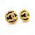 Orecchini a clip Chanel Coco Mark Circle Nero D'oro - vista 2
