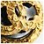 Orecchini a clip Chanel Coco Mark Circle Nero D'oro - vista 8