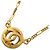 Chanel Coco Mark Circle Halskette Golden