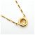 Chanel Coco Mark Circle Halskette Golden - Ansicht 2