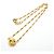 Chanel Coco Mark Circle Halskette Golden - Ansicht 3