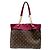 Borsa Tote Louis Vuitton Pallas Shopper Marrone Porpora - vista 2