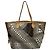 Borsa Tote Louis Vuitton x Yayoi Kusama Collaboration Neverfull MM Marrone Bianco