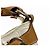Gancini Borsa a tracolla in pelle avorio Salvatore Ferragamo Crudo - vista 6