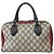 Borsa a tracolla Gucci GG Supreme in pelle Marrone Rosso - vista 2