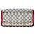 Borsa a tracolla Gucci GG Supreme in pelle Marrone Rosso - vista 3