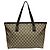 Borsa Tote Gucci GG Supreme Canvas Beige - vista 2