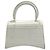 Borsa a tracolla 2-Way Balenciaga Hourglass Mini Bianco - vista 2