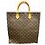 Borsa Tote Louis Vuitton Monogram Sac Plat Monogramma - vista 2