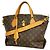 Borsa Louis Vuitton Monogram Flower Zipped Tote MM Marrone