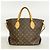 Borsa Louis Vuitton Monogram Flower Zipped Tote MM Marrone - vista 12
