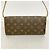 Borsa a tracolla Louis Vuitton Monogram Pochette Twin GM Marrone - vista 10