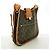 Borsa a tracolla Louis Vuitton Monogram Perfo Musette Verde chiaro - vista 2