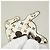 Portachiavi/Charm Louis Vuitton Bijou Sac Bianco - vista 7