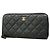 Portafoglio lungo Chanel nero