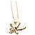 Tiffany & Co. Pendentif Paloma Picasso Olive Leaf en or rose 18K avec diamant Mini Doré - vue 6