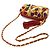 Borsa a tracolla Chanel Matelassé Rosso Multicolore - vista 5