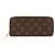 Louis Vuitton Monogram Portefeuille Clemence Long Wallet Rosa Monogramma
