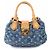 Borsa a mano Louis Vuitton Monogram Denim Pleaty Blu