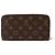Zippy Cartera larga Louis Vuitton Monogram Fuchsia Fucsia Monograma - vista 3