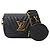 Louis Vuitton Multi Pochette Schultertasche Schwarz
